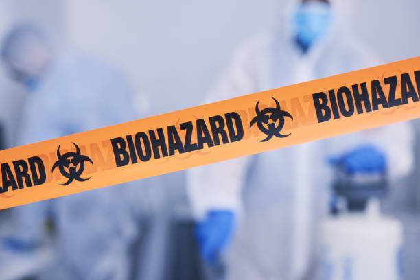 Professional Biohazard Cleanup technician working in Moapa, NV